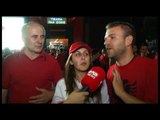 Ora News – Tifozët: Do të mbështesim deri në fund Kombëtaren kuqezi