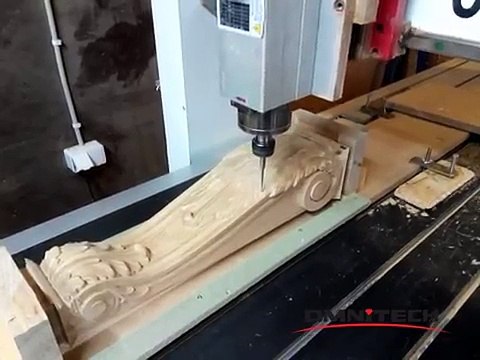 Wood Corbel and Brackets Carving With OMNI CNC Router 6015 Model China 3D Carving