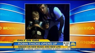 Robin Thicke Good Morning America Interview | LIVE 8-12-15