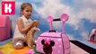 Питомец у Мисс Кати Минни Маус собачка ФиФи в чемоданчике для перевозки Minnie Mouse pet FiFi unboxing toys new 2016