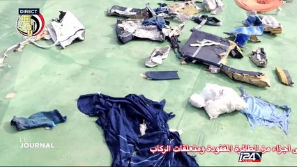 Crash d'EgytpAir: des morçeaux de carlingues localisés