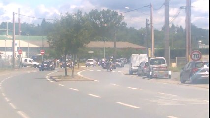 Route du Sud 2016 - 1ère étape : Passage au 2e sprint intermédiaire à Graulhet
