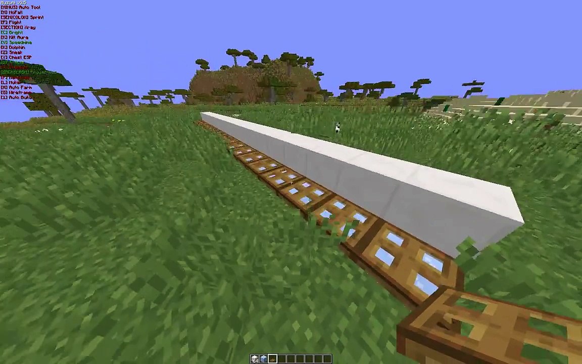 Comment courir super rapidement sans command block??????????