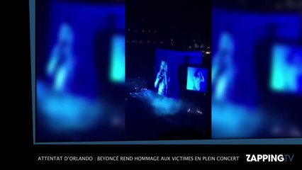 Attentat d’Orlando : Beyoncé rend hommage aux victimes en plein concert (VIDEO)