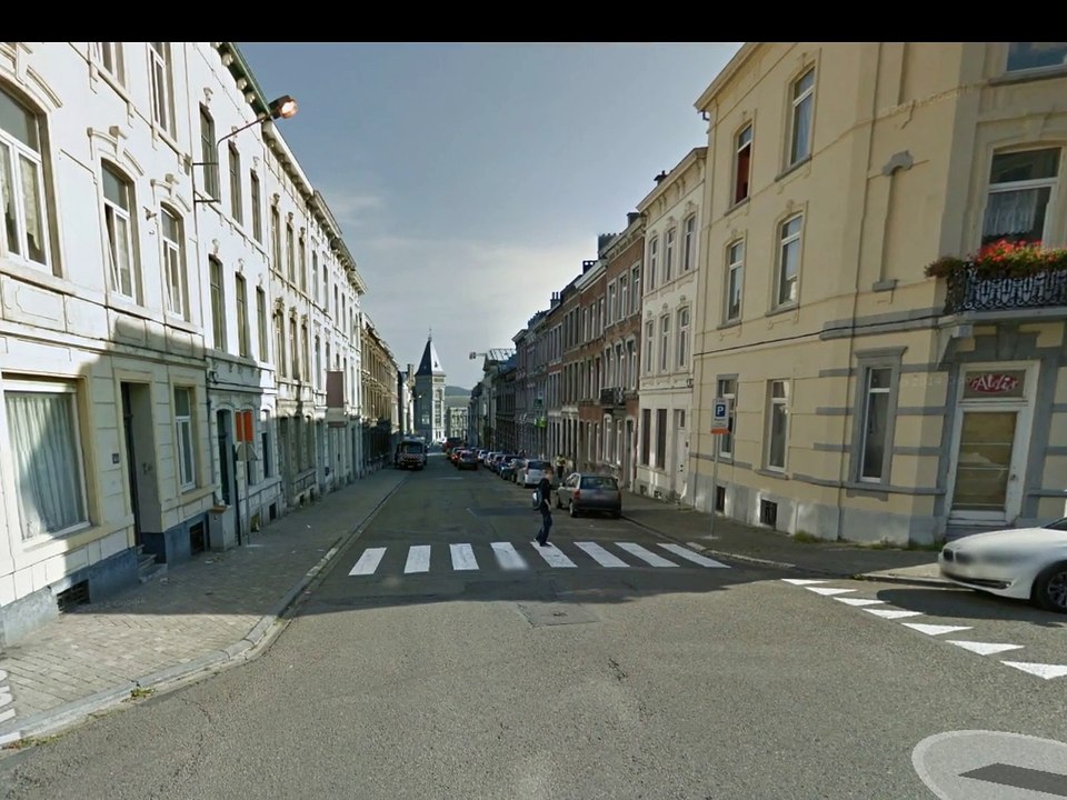 la rue des Ecoles à Verviers