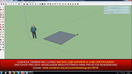 Curso SketchUp Básico Gratuito 11/40: Ferramentas Escala e Equidistância