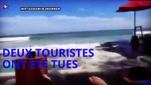 Des vagues géantes tuent 2 touristes à Bali