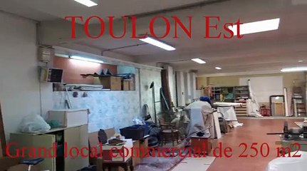 VENTE LOCAL COMMERCIAL TOULON Saint Jean - En tres bon etat - De 250 m2
