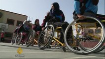 US coach promotes women’s wheelchair basketball in Gaza