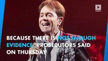 UK singer Cliff Richard will not face sex crime charges