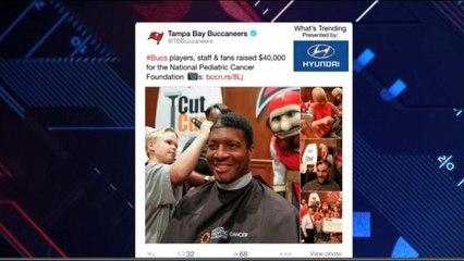 Buccaneers host Cut For a Cure event