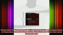 READ book  Wiley GAAP for Governments 2013 Interpretation and Application of Generally Accepted Full Free