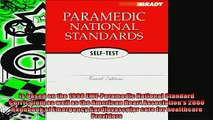 FREE PDF  Paramedic National Standards Self Test 4th Edition EMT National Standard SelfTest  DOWNLOAD ONLINE