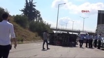 Adana'da Zırhlı Araç Devrildi 3 Polis Yaralı