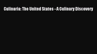 Read Book Culinaria: The United States - A Culinary Discovery ebook textbooks