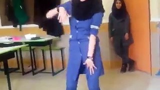 Arab girls dance in class room  Larkio ka dance check karay
