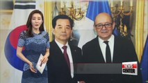 S. Korea's defense minister to work closely with France and EU to denuclearize N. Korea
