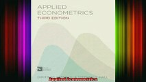 READ book  Applied Econometrics Full EBook