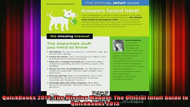 READ book QuickBooks 2013 The Missing Manual The Official Intuit Guide to QuickBooks 2013 Full Free