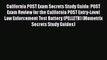 Read Book California POST Exam Secrets Study Guide: POST Exam Review for the California POST