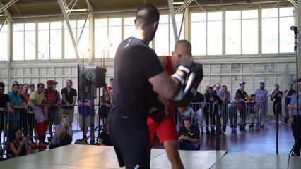 UFC Fight Night 89 workout highlights