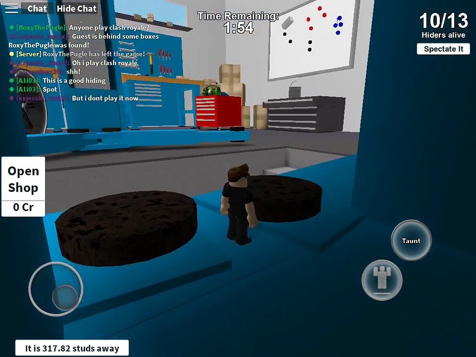 how to taunt in roblox hide and seek extreme roblox