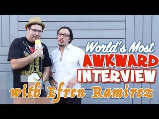 World's Most Awkward interview with Efren Ramirez (Pedro from Napoleon Dynamite)