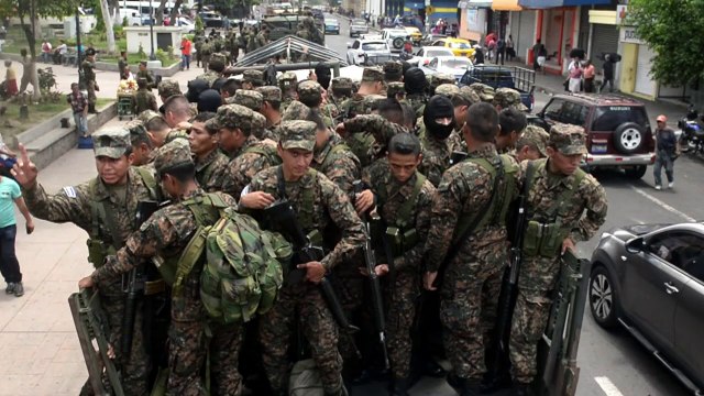 Blindaje militar en capital salvadoreña contra pandillas