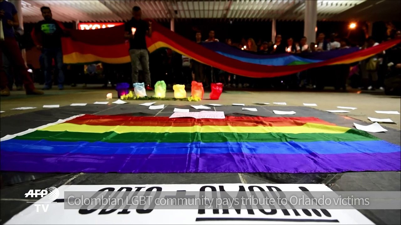 Colombian LGBT community holds vigil for Orlando victims
