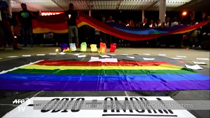 Colombian LGBT community holds vigil for Orlando victims