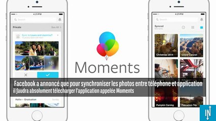 Facebook : il faudra télécharger l'application Moments pour conserver ses photos synchronisées