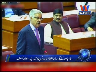 TTP enjoys support of Afghanistan, Khawaja Asif tells the Senate