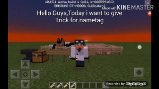 Minecraft:Pocket Edition|Trick to use Name Tag