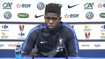 Foot - Euro - Bleus : Umtiti «Le Barça est un très grand club»