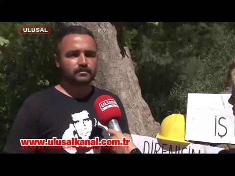 Soma faciasından sonra işsiz kalan madenciler direniş çadırı kurdu