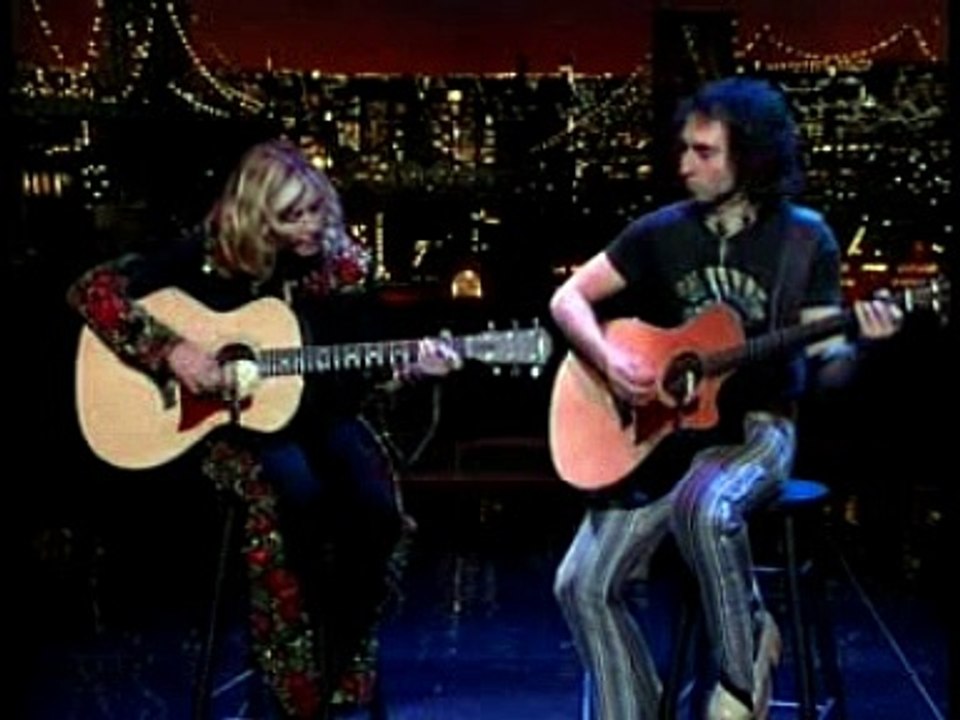 MADONNA Don't Tell Me Acoustic Late Show With David Letterman 2000