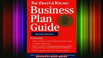 READ book  The Ernst  Young Business Plan Guide Full EBook