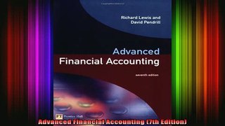 DOWNLOAD FREE Ebooks  Advanced Financial Accounting 7th Edition Full Ebook Online Free