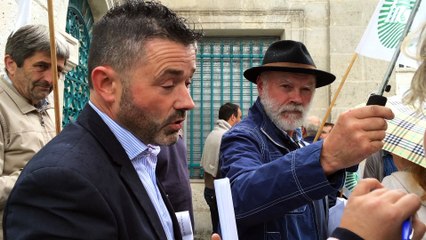 Conférence de presse FNSEA devant la Préfecture d'Angoulême