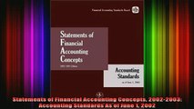 READ book  Statements of Financial Accounting Concepts 20022003  Accounting Standards As of June 1 Full Free