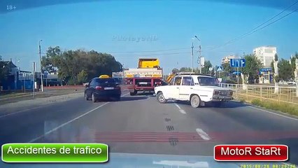 Dangerous road. Car accident 5