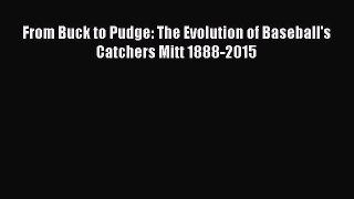 Read From Buck to Pudge: The Evolution of Baseball's Catchers Mitt 1888-2015 PDF Online