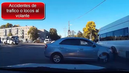 Dangerous road. Car accident 11