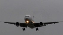 Elal Airlines Boeing 772 landing rwy 26 at Ben Gurion airport-Israel