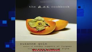 read now  The AOC Cookbook