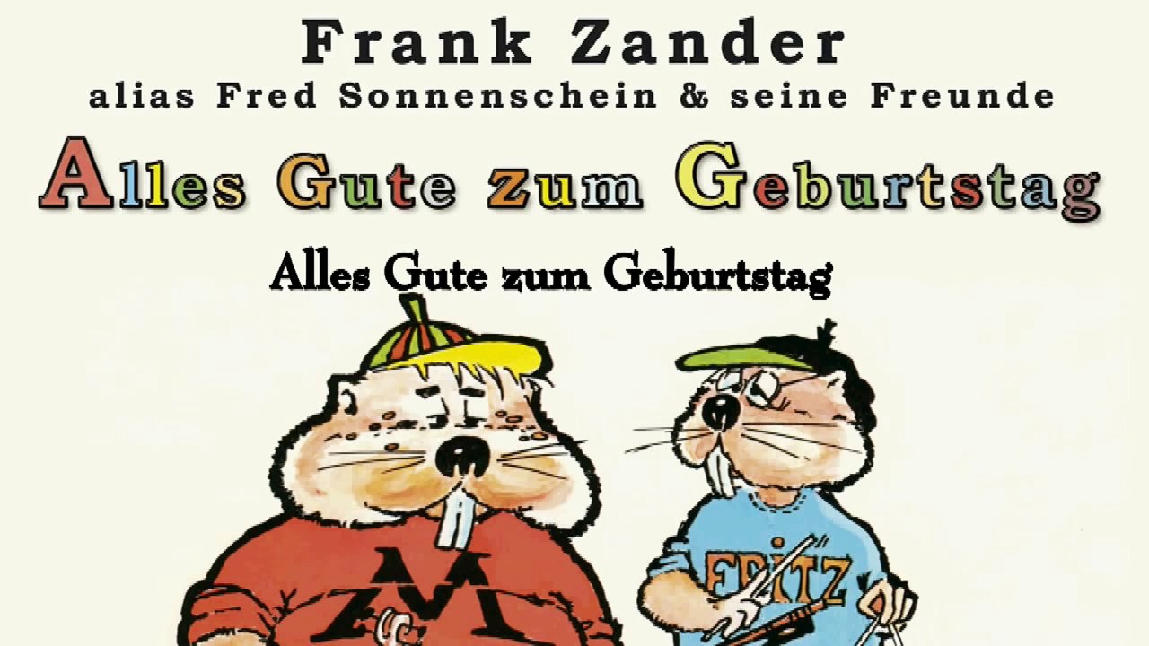 Frank Zander - Alles Gute zum Geburtstag