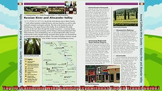 best book  Top 10 California Wine Country Eyewitness Top 10 Travel Guide