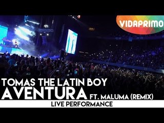 Tomas The Latin Boy - Aventura ft. Maluma (Remix) [Live Performance]