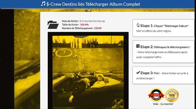 [Mp3 - Exclusivement] $-Crew Destins liés Télécharger Album Complet Gratuit