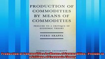 Read here Production of Commodities by Means of Commodities  Prelude to a Critique of Economic